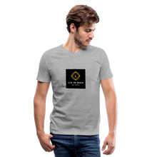 Load image into Gallery viewer, Men's V-Neck T-Shirt - heather gray