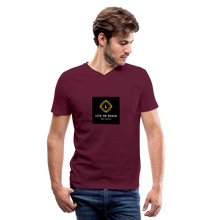 Load image into Gallery viewer, Men's V-Neck T-Shirt - maroon