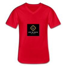 Load image into Gallery viewer, Men's V-Neck T-Shirt - red