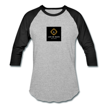 Load image into Gallery viewer, Baseball T-Shirt - heather gray/black