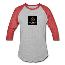 Load image into Gallery viewer, Baseball T-Shirt - heather gray/red