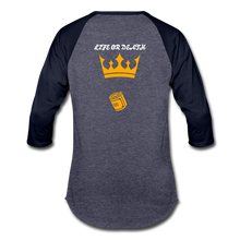 Load image into Gallery viewer, Baseball T-Shirt - heather blue/navy