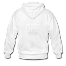Load image into Gallery viewer, Gildan Heavy Blend Adult Zip Hoodie - white