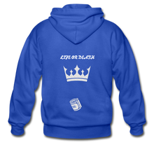 Load image into Gallery viewer, Gildan Heavy Blend Adult Zip Hoodie - royal blue