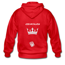 Load image into Gallery viewer, Gildan Heavy Blend Adult Zip Hoodie - red