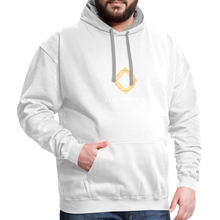 Load image into Gallery viewer, Contrast Hoodie - white/gray