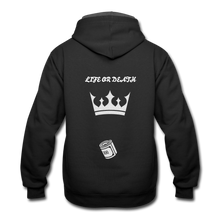 Load image into Gallery viewer, Contrast Hoodie - black/asphalt