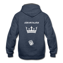 Load image into Gallery viewer, Contrast Hoodie - indigo heather/asphalt