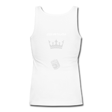 Load image into Gallery viewer, Women's Longer Length Fitted Tank - white