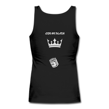 Load image into Gallery viewer, Women's Longer Length Fitted Tank - black