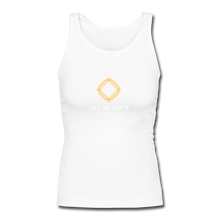Load image into Gallery viewer, Women's Longer Length Fitted Tank - white