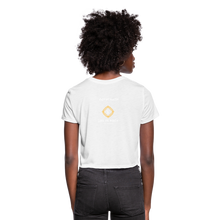 Load image into Gallery viewer, Women's Cropped T-Shirt - white