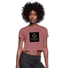 Load image into Gallery viewer, Women's Cropped T-Shirt - mauve