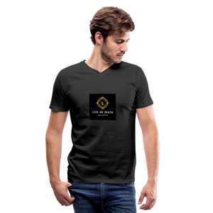 Men's V-Neck T-Shirt - black