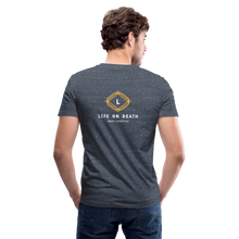 Load image into Gallery viewer, Men&#39;s V-Neck T-Shirt - heather navy
