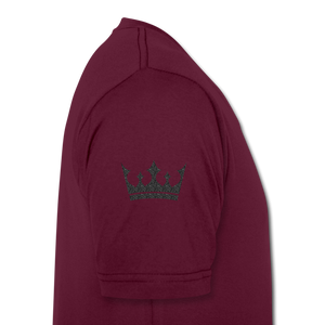 Men's V-Neck T-Shirt - maroon