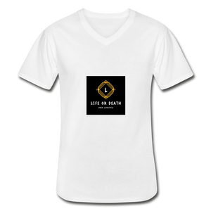 Men's V-Neck T-Shirt - white
