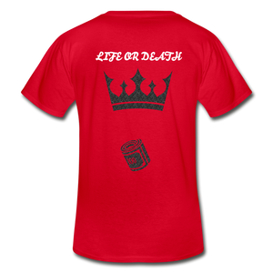 Men's V-Neck T-Shirt - red