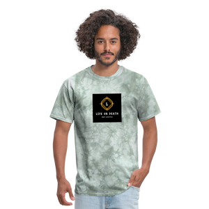 Men's T-Shirt - military green tie dye