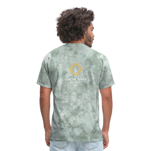 Men's T-Shirt - military green tie dye