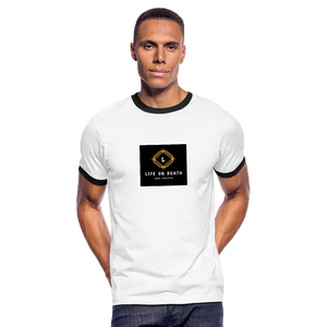 Men's Ringer T-Shirt - white/black