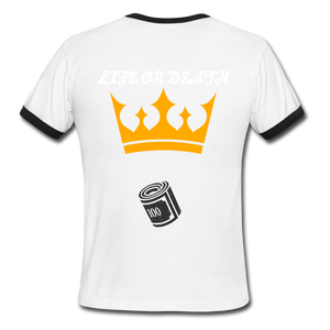 Men's Ringer T-Shirt - white/black