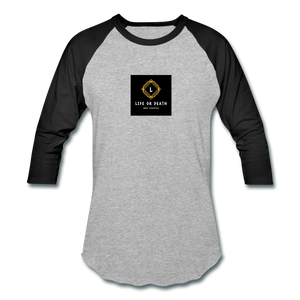 Baseball T-Shirt - heather gray/black