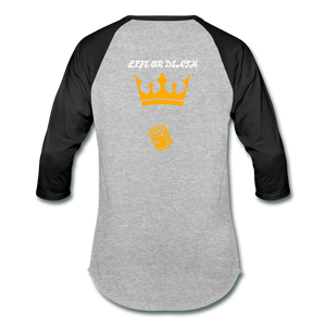 Baseball T-Shirt - heather gray/black