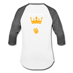 Baseball T-Shirt - white/charcoal