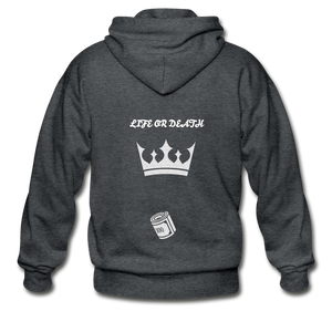 Gildan Heavy Blend Adult Zip Hoodie - deep heather