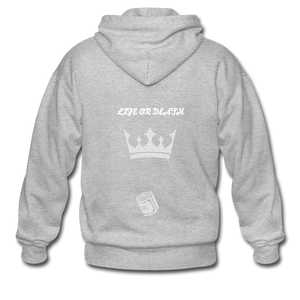 Gildan Heavy Blend Adult Zip Hoodie - heather gray