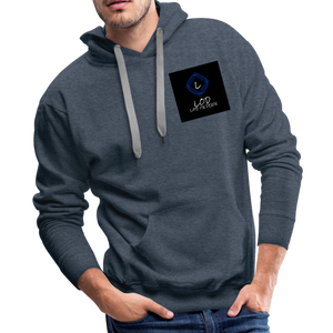 Men’s Premium Hoodie - heather denim