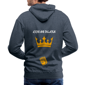 Men’s Premium Hoodie - heather denim