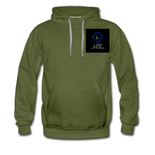 Load image into Gallery viewer, Men’s Premium Hoodie - olive green
