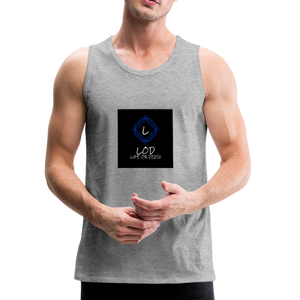 Men’s Premium Tank - heather gray