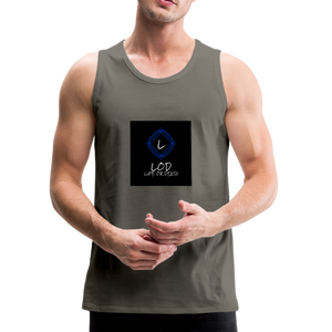 Men’s Premium Tank - asphalt gray