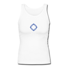 Load image into Gallery viewer, Women&#39;s Longer Length Fitted Tank - white
