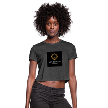 Load image into Gallery viewer, Women&#39;s Cropped T-Shirt - deep heather
