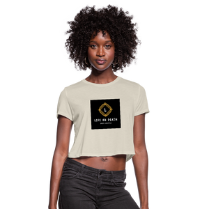 Women's Cropped T-Shirt - dust
