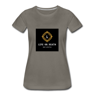 Women’s Premium T-Shirt - asphalt gray
