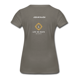 Women’s Premium T-Shirt - asphalt gray