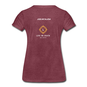 Women’s Premium T-Shirt - heather burgundy