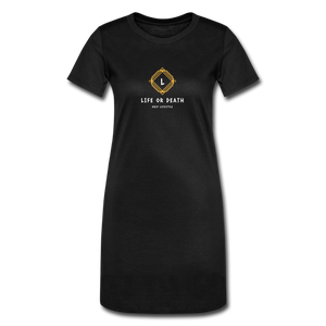 Women's T-Shirt Dress - black