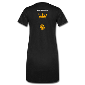 Women's T-Shirt Dress - black