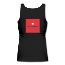 Load image into Gallery viewer, Women&#39;s Longer Length Fitted Tank - black
